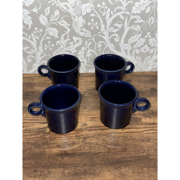 Fiesta Other - Fiesta Cups Mugs Set of 4 Cup Cobalt Blue Fiestaware